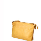Lucca Borsa a tracolla da donna Vera pelle 1001-D36 SENAPE Gave Lux
