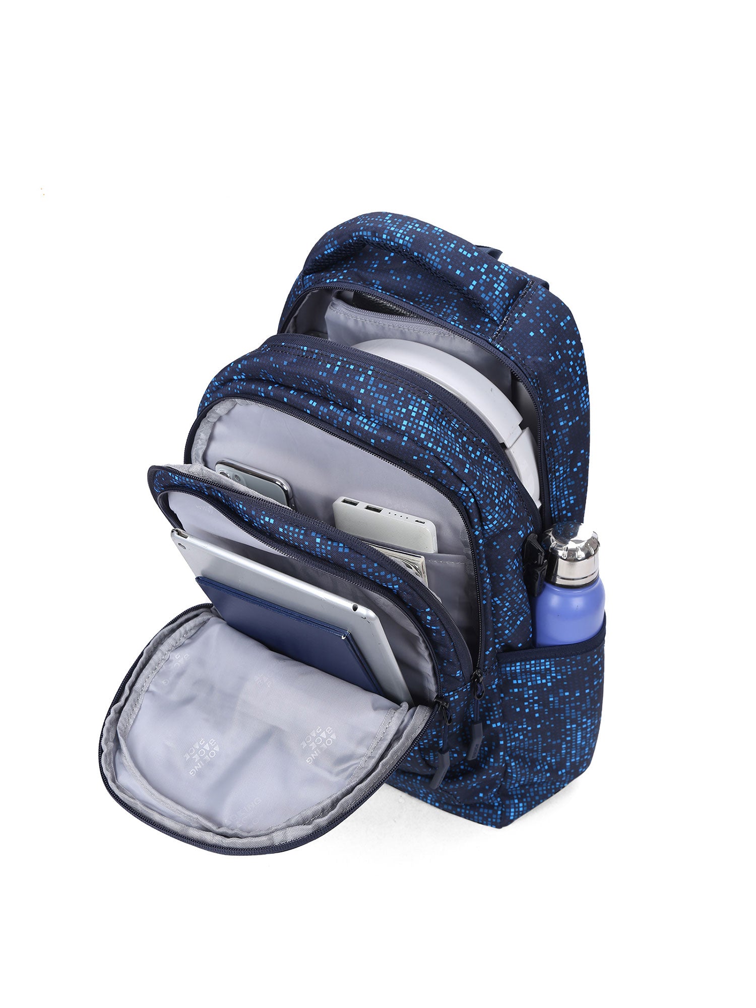 Zaino unisex Argos Casual BN3023-7-BLUE MOSAIC Aoking