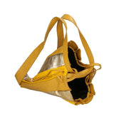 Oceania Borsa a spalla da donna Vera pelle 580041-SENAPE Gave Lux