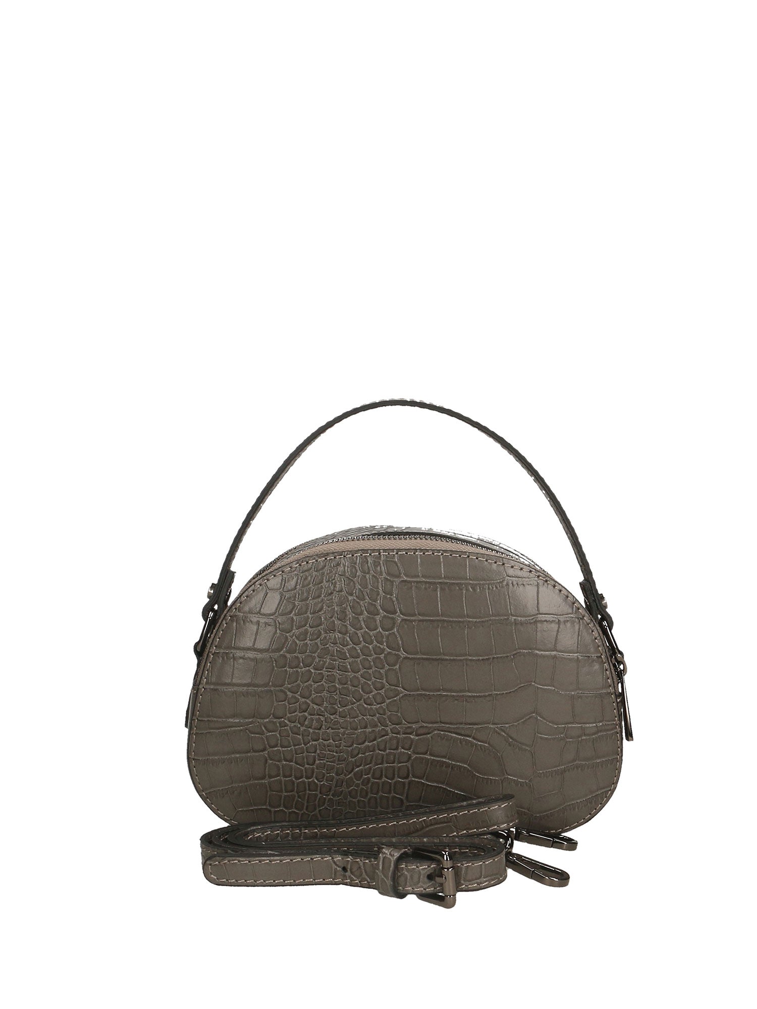 Cyrene Borsa a tracolla da donna Vera pelle 536170-GRIGIO Gave Lux
