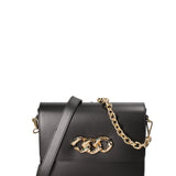 Borsa a tracolla da donna Vera pelle JR-W-1053-BLACK-GOLD John Richmond