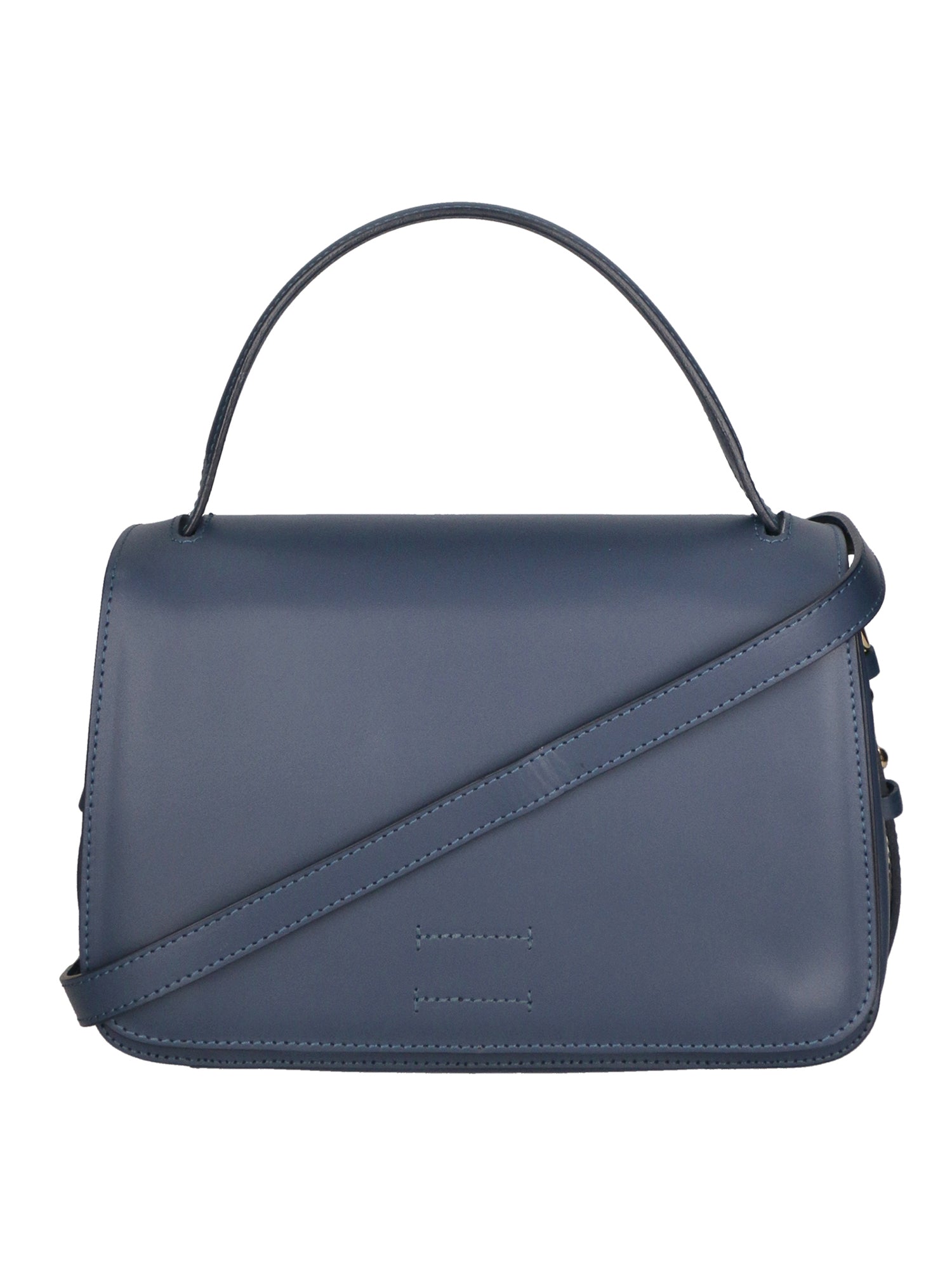 Lucia Borsa a mano da donna 100% pelle 04514-L118 BLU JEANS Gave Lux
