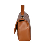 Vita Borsa a spalla da donna Vera pelle 06879-S17 CUOIO SCURO Gave Lux