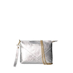 Astra Pochette da donna Vera pelle 07569-L001 ARGENTO Gave Lux
