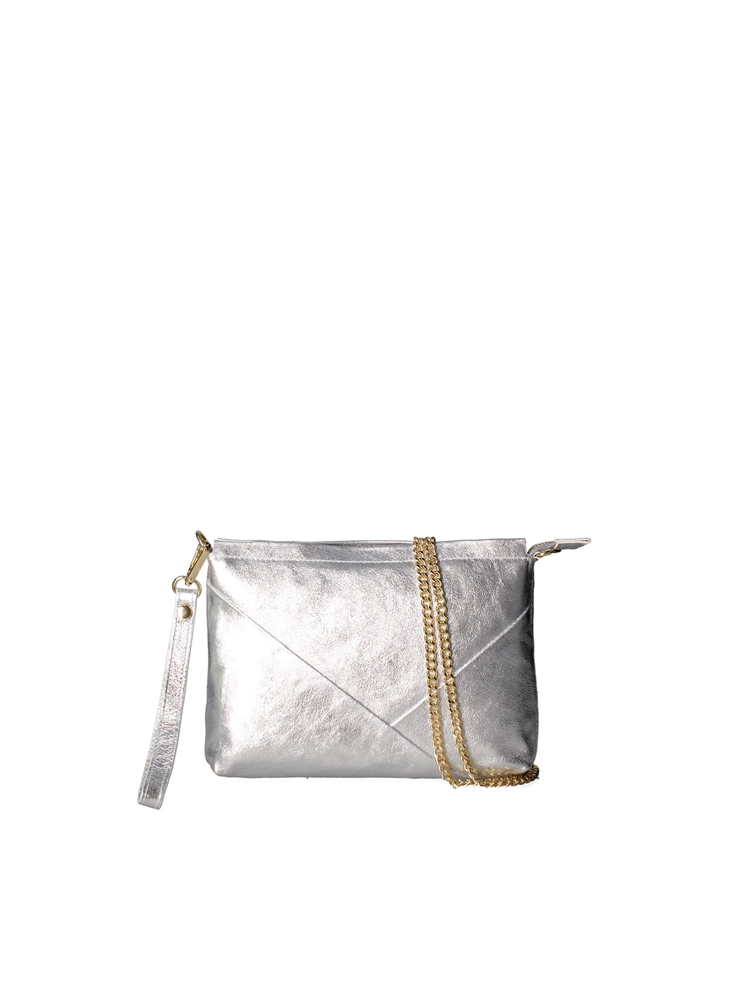 Astra Pochette da donna Vera pelle 07569-L001 ARGENTO Gave Lux