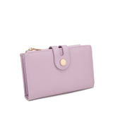 Portafoglio donna in pelle vegana Casual 798-2-2PT-LAVENDER Diana&co