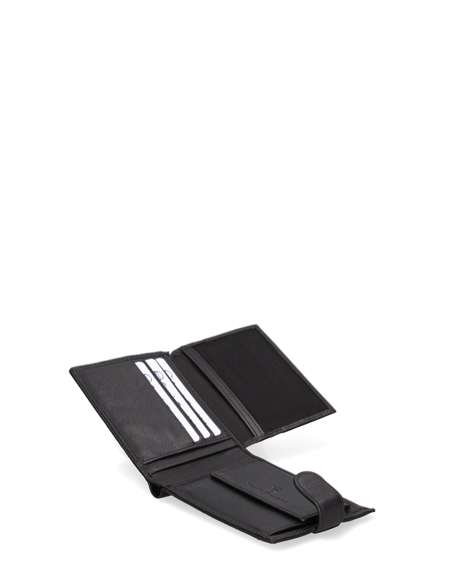 Portafoglio uomo in vera pelle Sfoderato K50080P032-NERO Sergio Tacchini