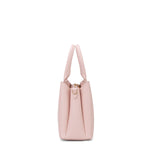 Borsa a mano da donna 100% pelle vegana PU 711-4PT-LIGHT PINK Diana&co