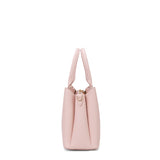 Borsa a mano da donna 100% pelle vegana PU 711-4PT-LIGHT PINK Diana&co
