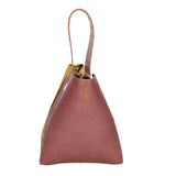 Ombretta Borsa a mano da donna Vera pelle 00643-C73+C36 MALVA+SENAPE MUSTARD Gave Lux