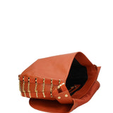 Eridana Ultra Borsa a spalla da donna 100% pelle B17222-MARRONE Braccialini