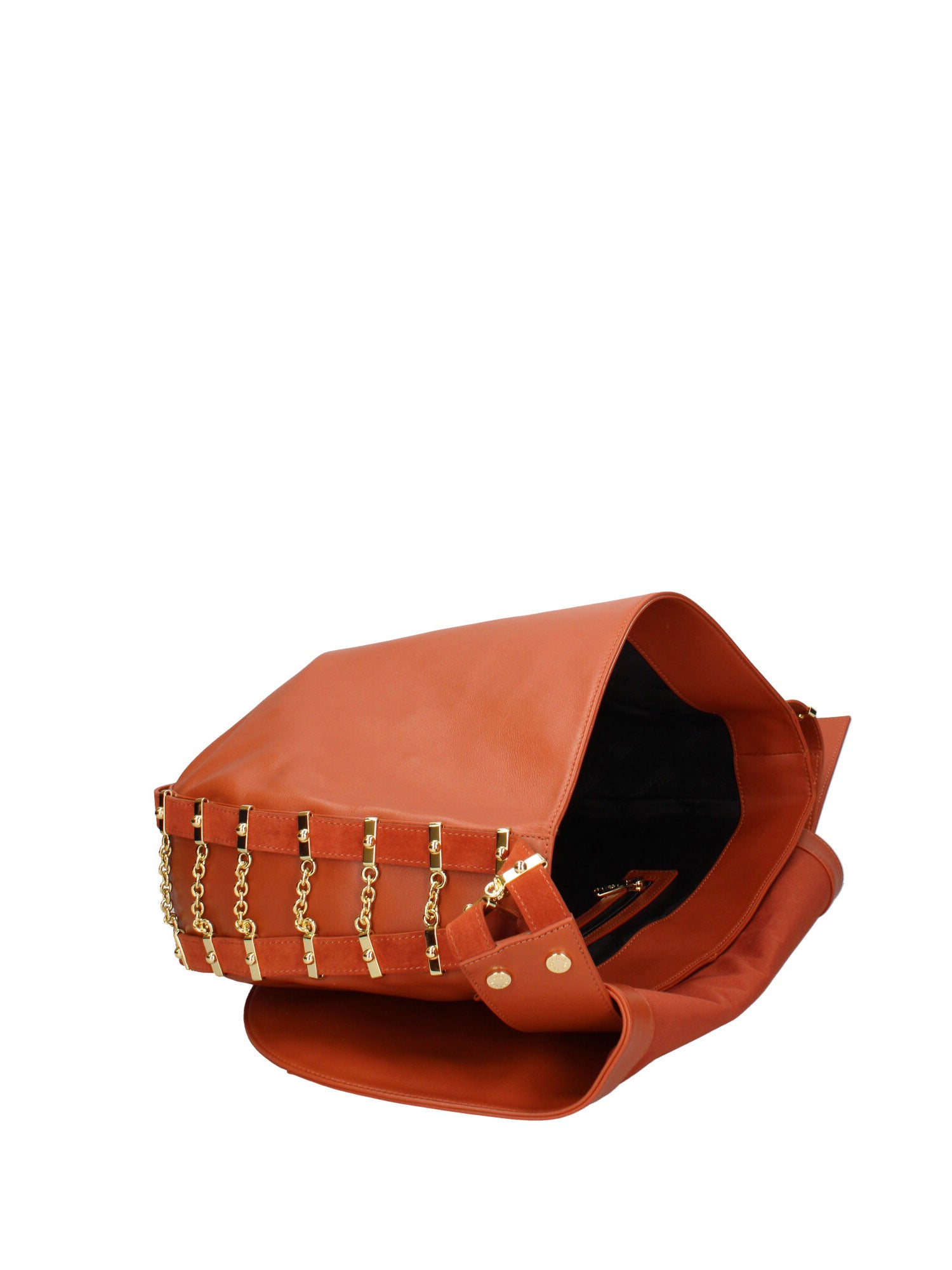 Eridana Ultra Borsa a spalla da donna 100% pelle B17222-MARRONE Braccialini