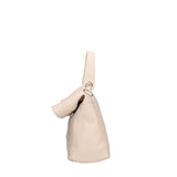 Borsa a spalla da donna Vera pelle 07159-D37 LATTE Viola Castellani