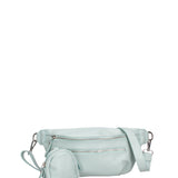 Marsupio da donna in vera pelle 100% pelle 07240-D102 CIELO Roberta Rossi