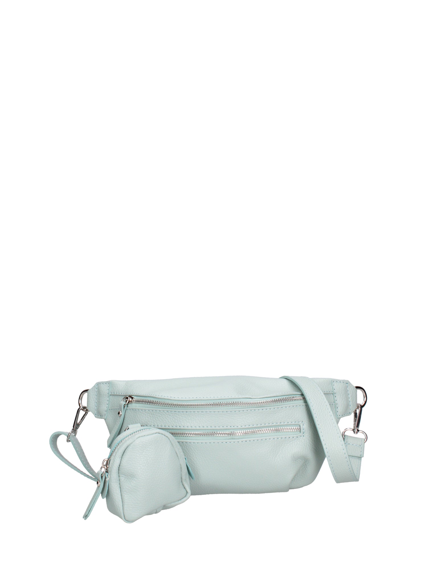 Marsupio da donna in vera pelle 100% pelle 07240-D102 CIELO Roberta Rossi
