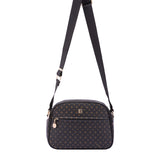 Borsa a tracolla da donna Ecopelle 4157-BLACK BLACK Briciole