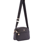 Borsa a tracolla da donna Ecopelle 4157-BLACK BLACK Briciole