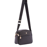 Borsa a tracolla da donna Ecopelle 4157-BLACK BLACK Briciole