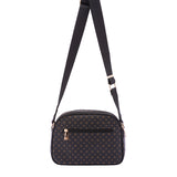 Borsa a tracolla da donna Ecopelle 4157-BLACK BLACK Briciole