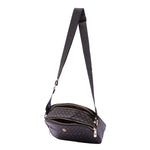 Borsa a tracolla da donna Ecopelle 4157-BLACK BLACK Briciole