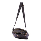 Borsa a tracolla da donna Ecopelle 4157-BLACK BLACK Briciole