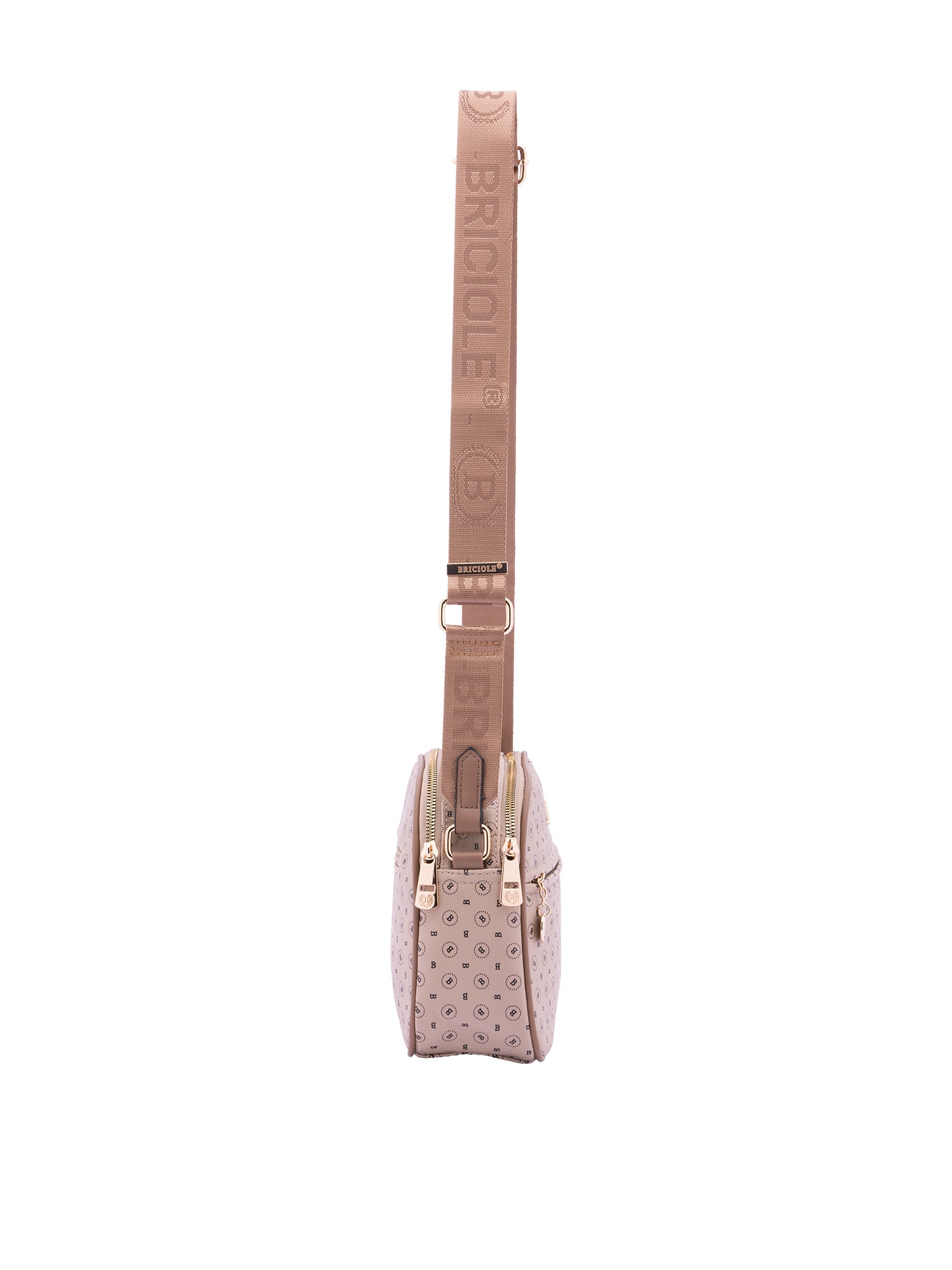 Borsa a tracolla da donna Ecopelle 4157-KHAKI Briciole
