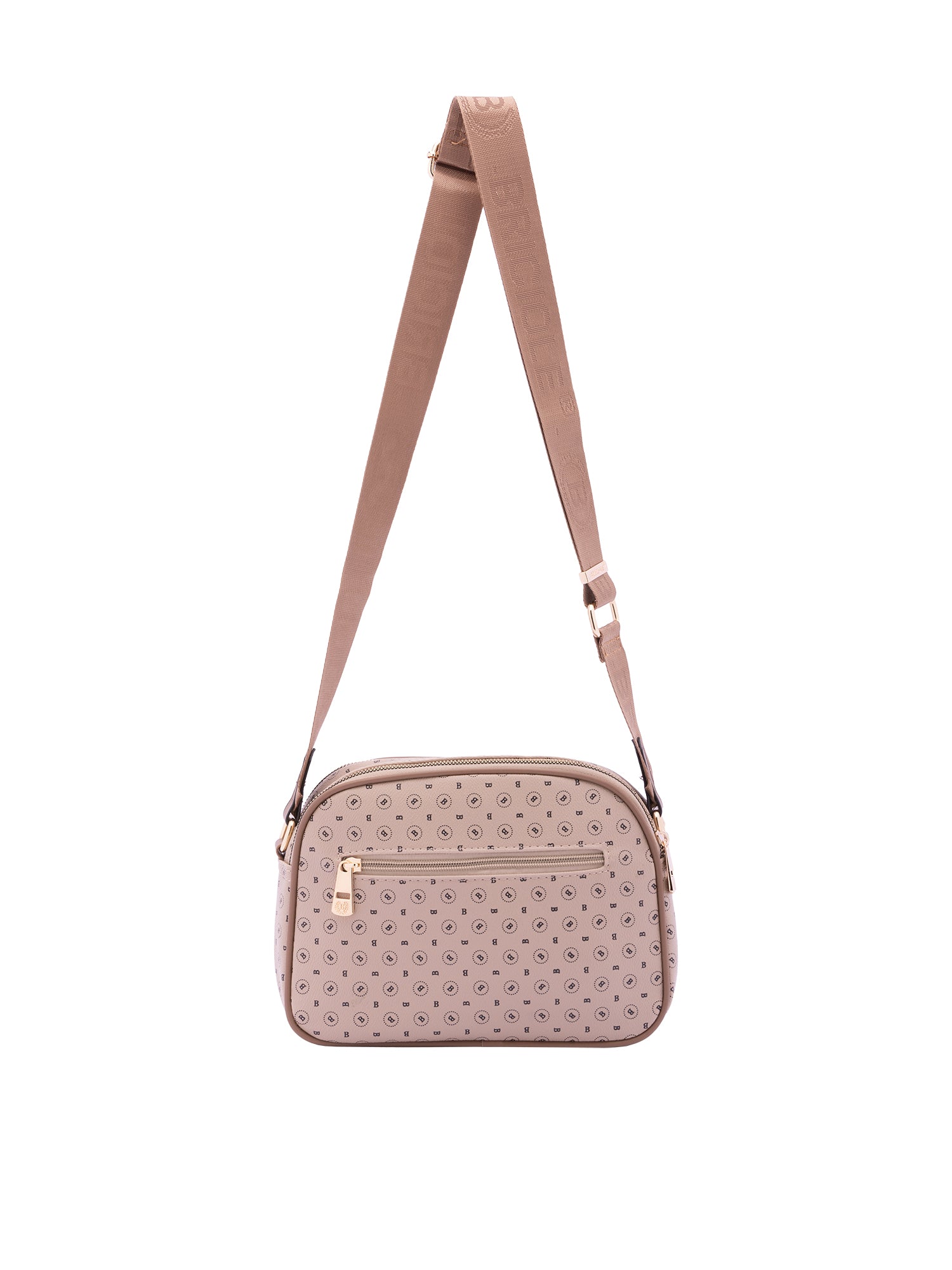 Borsa a tracolla da donna Ecopelle 4157-KHAKI Briciole