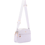 Borsa a tracolla da donna Ecopelle 4157-WHITE Briciole