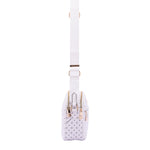 Borsa a tracolla da donna Ecopelle 4157-WHITE Briciole