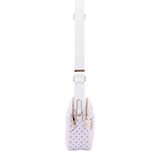 Borsa a tracolla da donna Ecopelle 4157-WHITE Briciole
