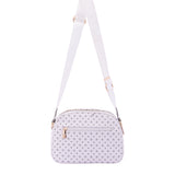 Borsa a tracolla da donna Ecopelle 4157-WHITE Briciole