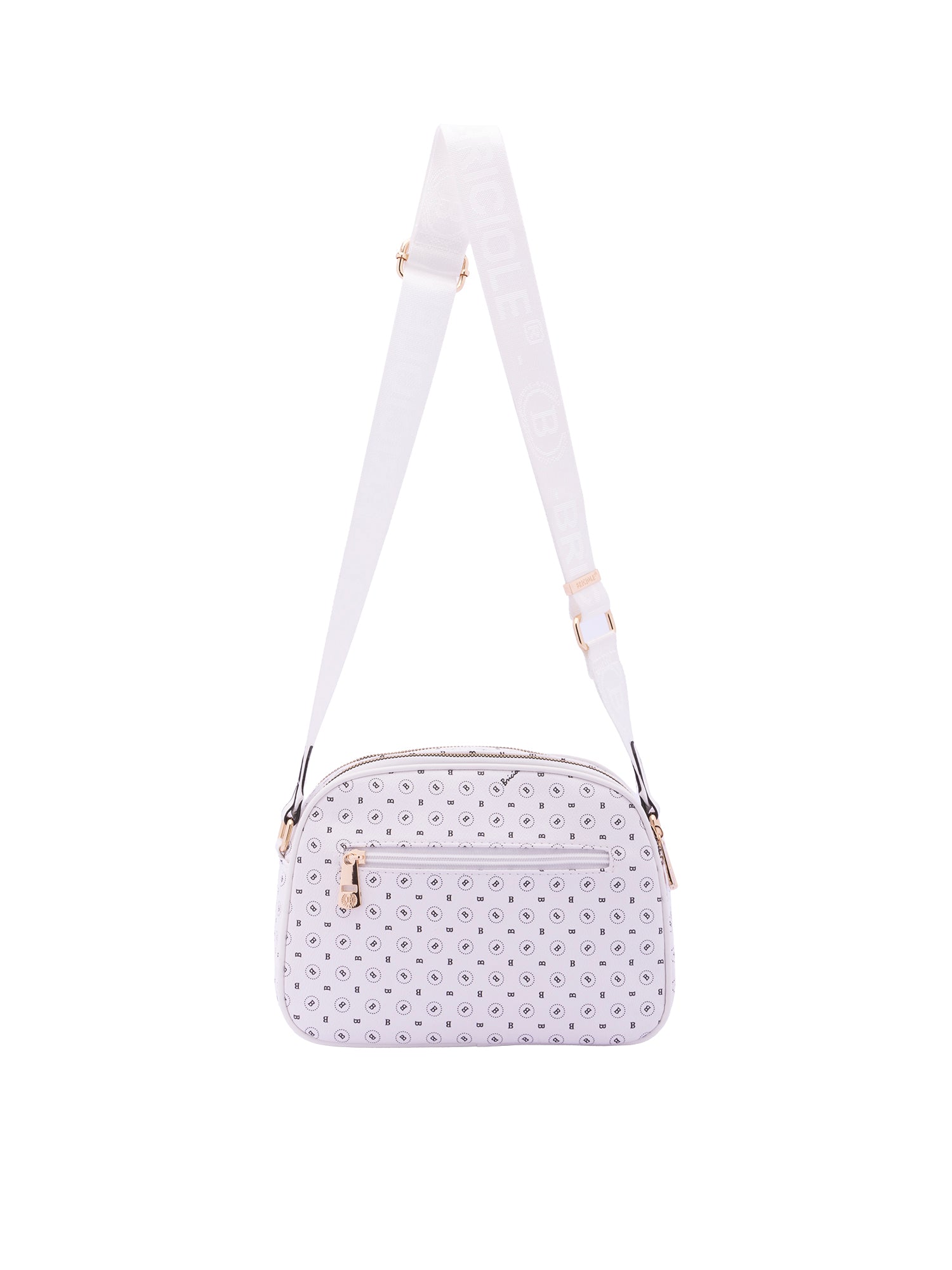 Borsa a tracolla da donna Ecopelle 4157-WHITE Briciole