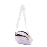 Borsa a tracolla da donna Ecopelle 4157-WHITE Briciole