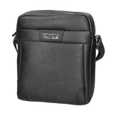 Borsa a tracolla uomo in pelle PU Casual PCL3008-BLACK Northampton Polo Club