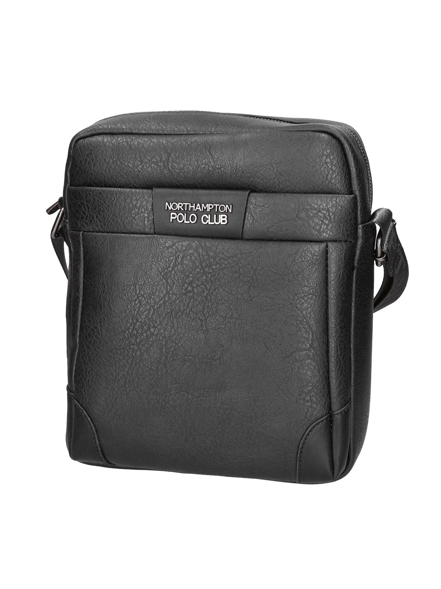 Borsa a tracolla uomo in pelle PU Casual PCL3008-BLACK Northampton Polo Club