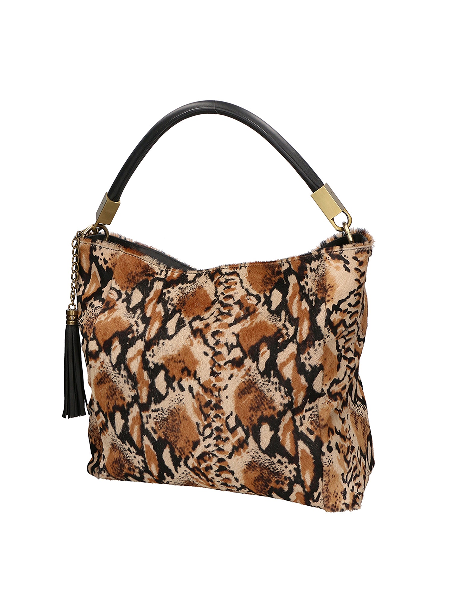 Arya Borsa a spalla da donna Vera pelle 05474-PITONE CUOIIO 007 Gave Lux