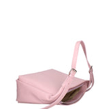 Borsa a spalla da donna Misto pelle e tessuto 07157-D56 PINK Roberta Rossi