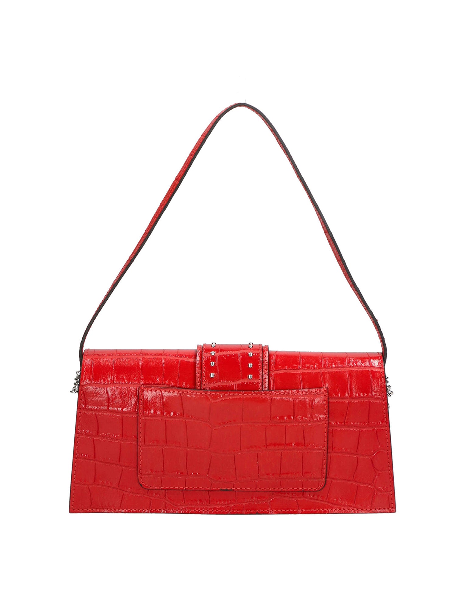 Alba Borsa a spalla da donna Vera pelle 04734-B58 ROSSO Gave Lux