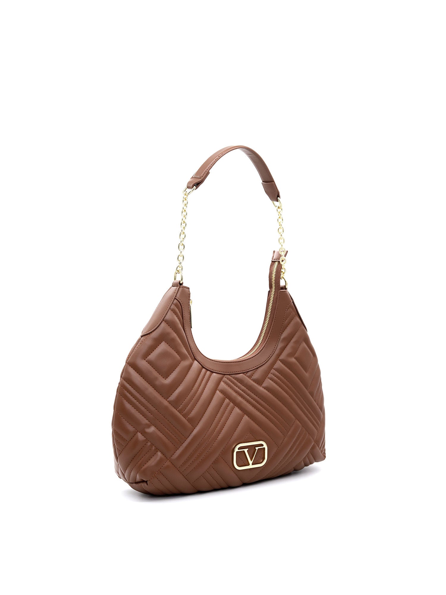 Antibes Borsa a spalla da donna Ecopelle VT-202-MARRONE 19V69 Italia