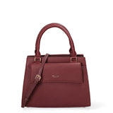 Borsa a mano da donna Ecopelle e Zip 614-2-BORDEAUX Diana&co