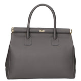 Aleria Borsa a mano da donna Vera pelle 8005-D27 CENERE Gave Lux
