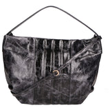 Vanda Borsa a spalla da donna Vera pelle 06507-042 GRIGIO SCURO Gave Lux