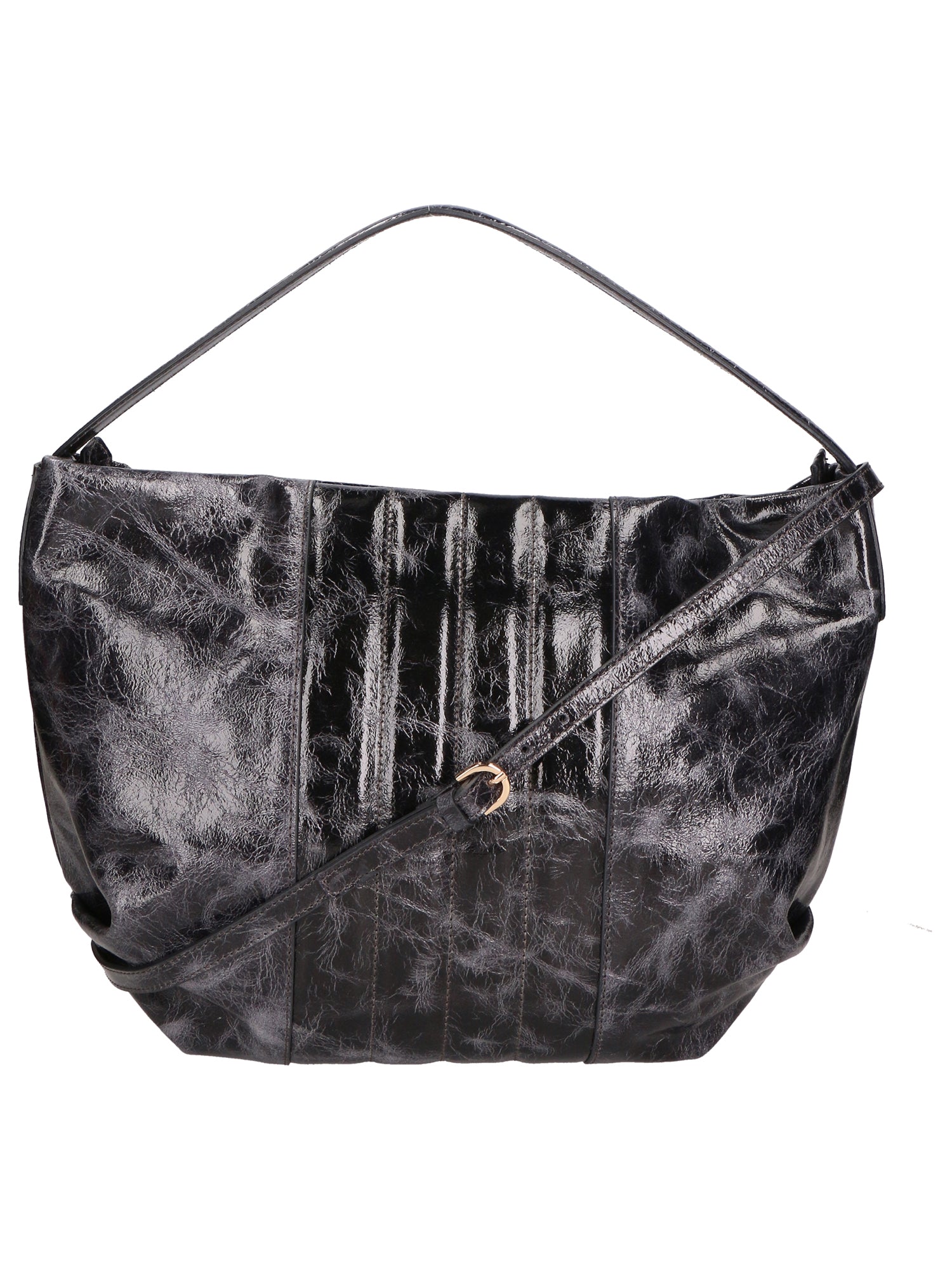 Vanda Borsa a spalla da donna Vera pelle 06507-042 GRIGIO SCURO Gave Lux