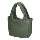 Virna Borsa a mano da donna Vera Pelle 06501-S14 VERDE SCURO Gave Lux
