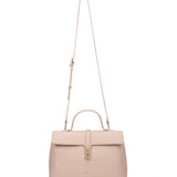 Borsa a mano da donna 100% pelle vegana PU 755-2PT-NUDE Diana&co