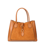 Jordana Borsa a mano da donna Vera pelle e suede 07150-L125 CAMEL Viola Castellani
