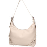 Fiorenza Lux Borsa a spalla da donna Vera pelle 07140-D37 LATTE Viola Castellani