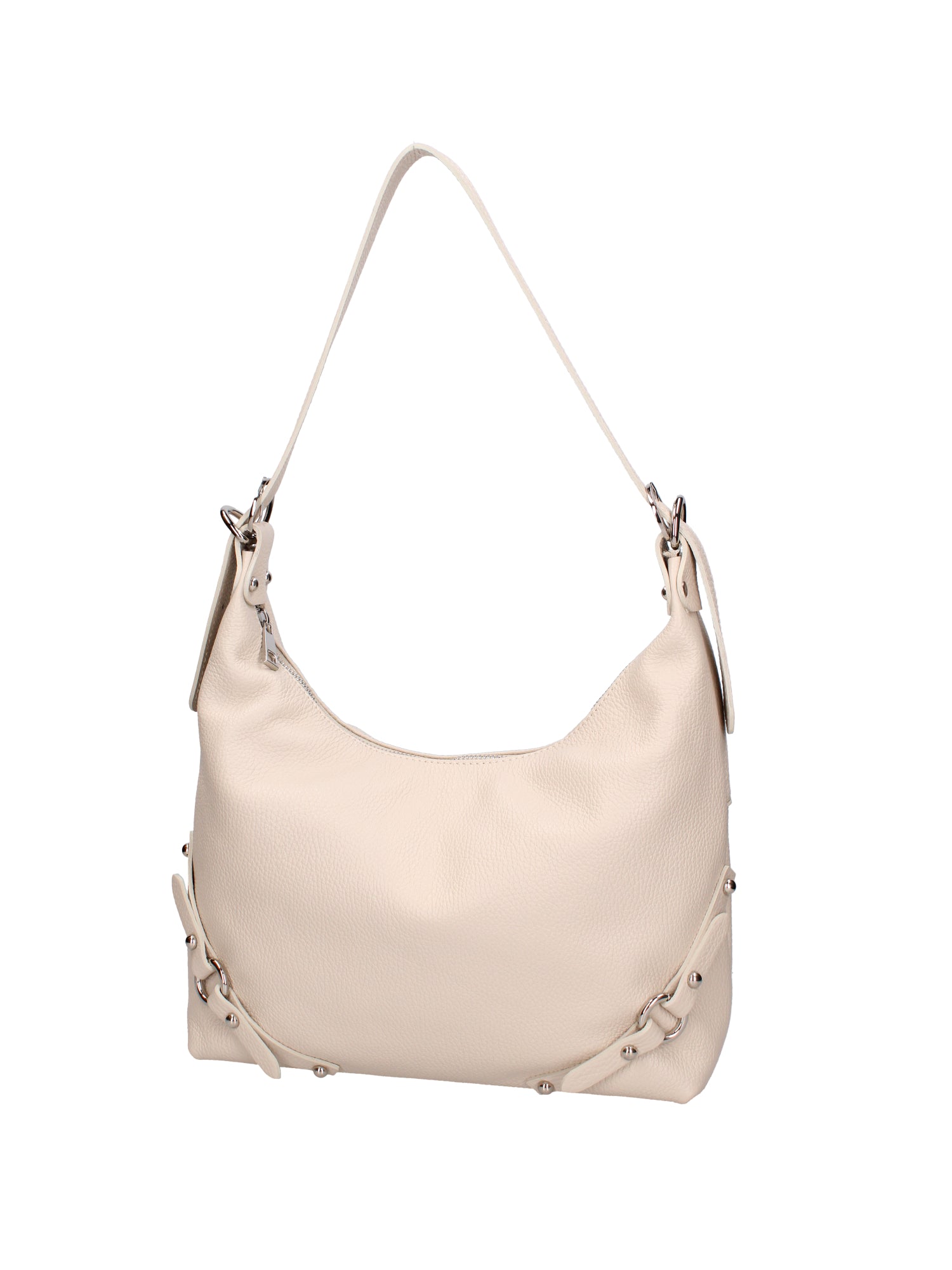 Fiorenza Lux Borsa a spalla da donna Vera pelle 07140-D37 LATTE Viola Castellani