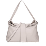 Grace Borsa a spalla da donna Vera pelle 07158-D86 GRIGIO PERLA Viola Castellani