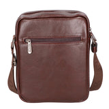 Borsa a tracolla uomo 100% pelle PU PCL3084-COFFEE Northampton Polo Club